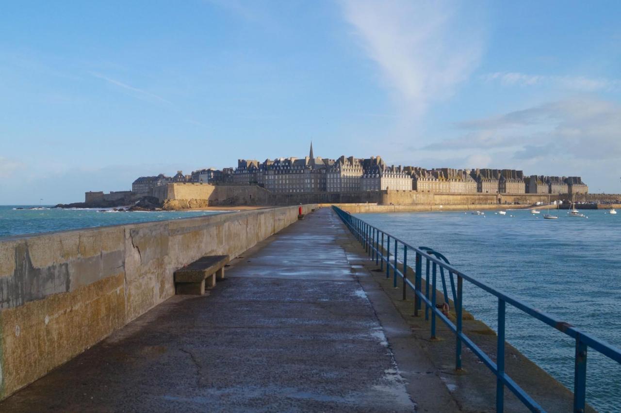 Le Nautilus, Saint Malo, Les Bas Sablonsアパートメント エクステリア 写真